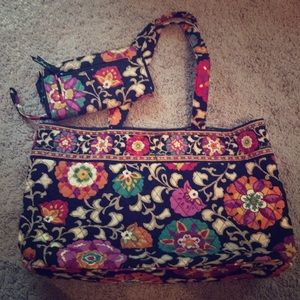 Very Bradley purse and wallet set